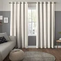 Tarik Made-to-Measure Curtain - Ivory, Polyester