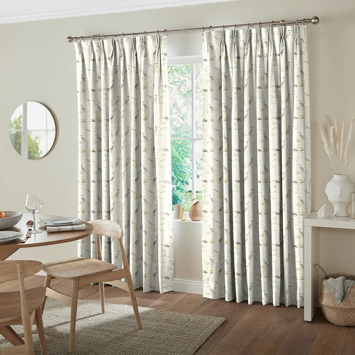 Timo Made to Measure Curtain - Stone, Cotton