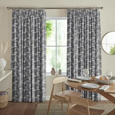 Trincao Smoke Curtain - Green, Cotton Mix