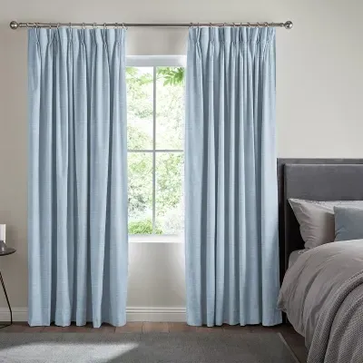 Tyson Curtain - Powder Blue, Polyester