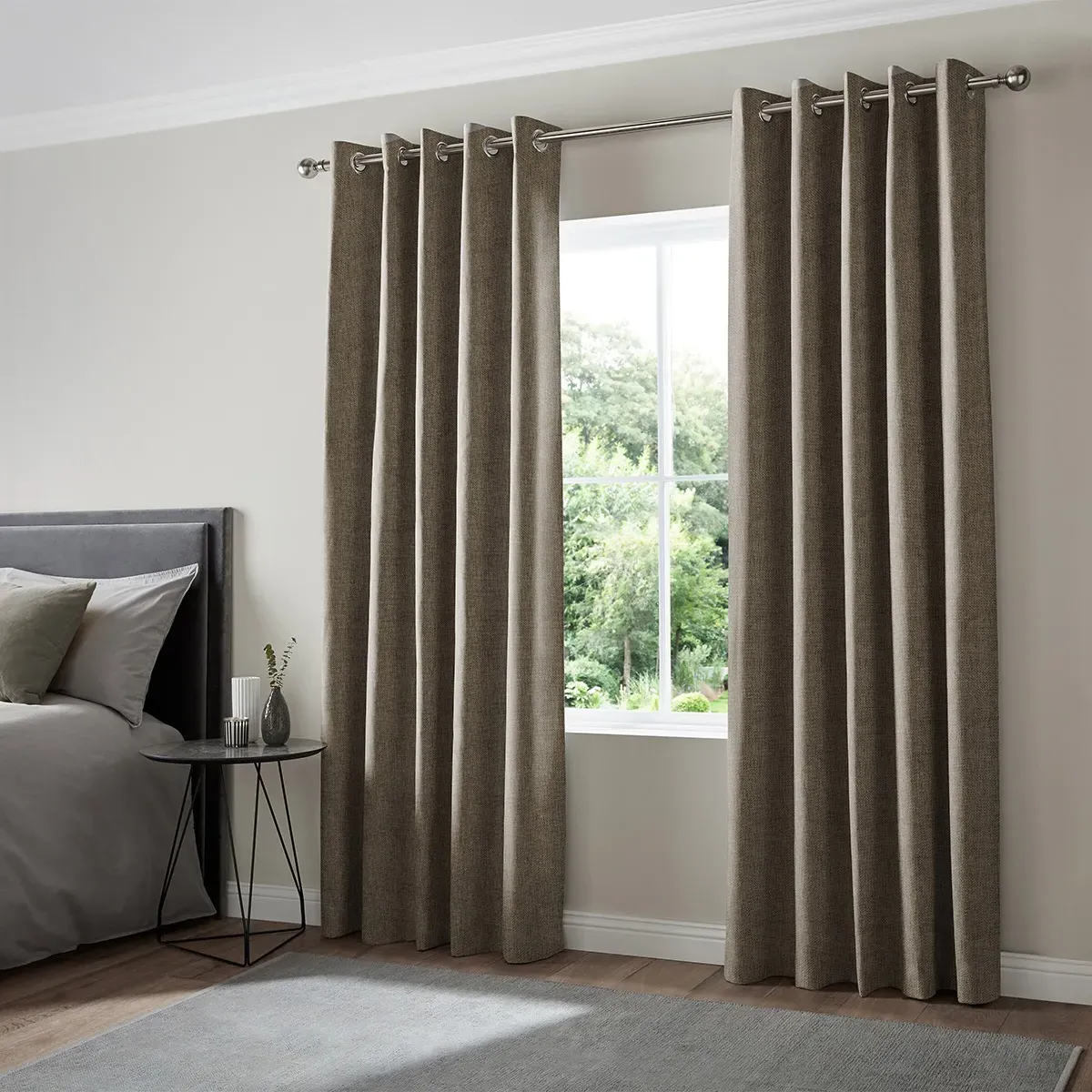 Virgil Made-to-Measure Curtain - Hessian, Polyester