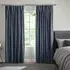 Virgil Made-to-Measure Curtain - Ink Blue, Polyester