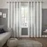 Zaha Ivory Curtain - Ivory White
