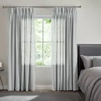 Zaha Linen Curtain - Light Blue