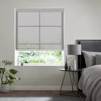 Zaha Roman Blind - Fog, Polyester