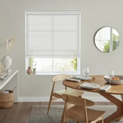 Zaha Roman Blind - Light Brown, Polyester