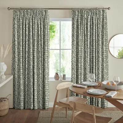 Zakaria Curtain - Olive, Cotton image