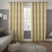 Zakaria Curtain - Yellow, Cotton
