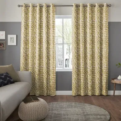 Zakaria Curtain - Yellow, Cotton