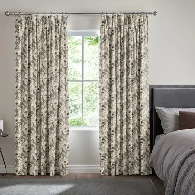 Zouma Curtain - Claret, Cotton image