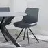 Boden Swivel Dining Chair - Grey, Fabric