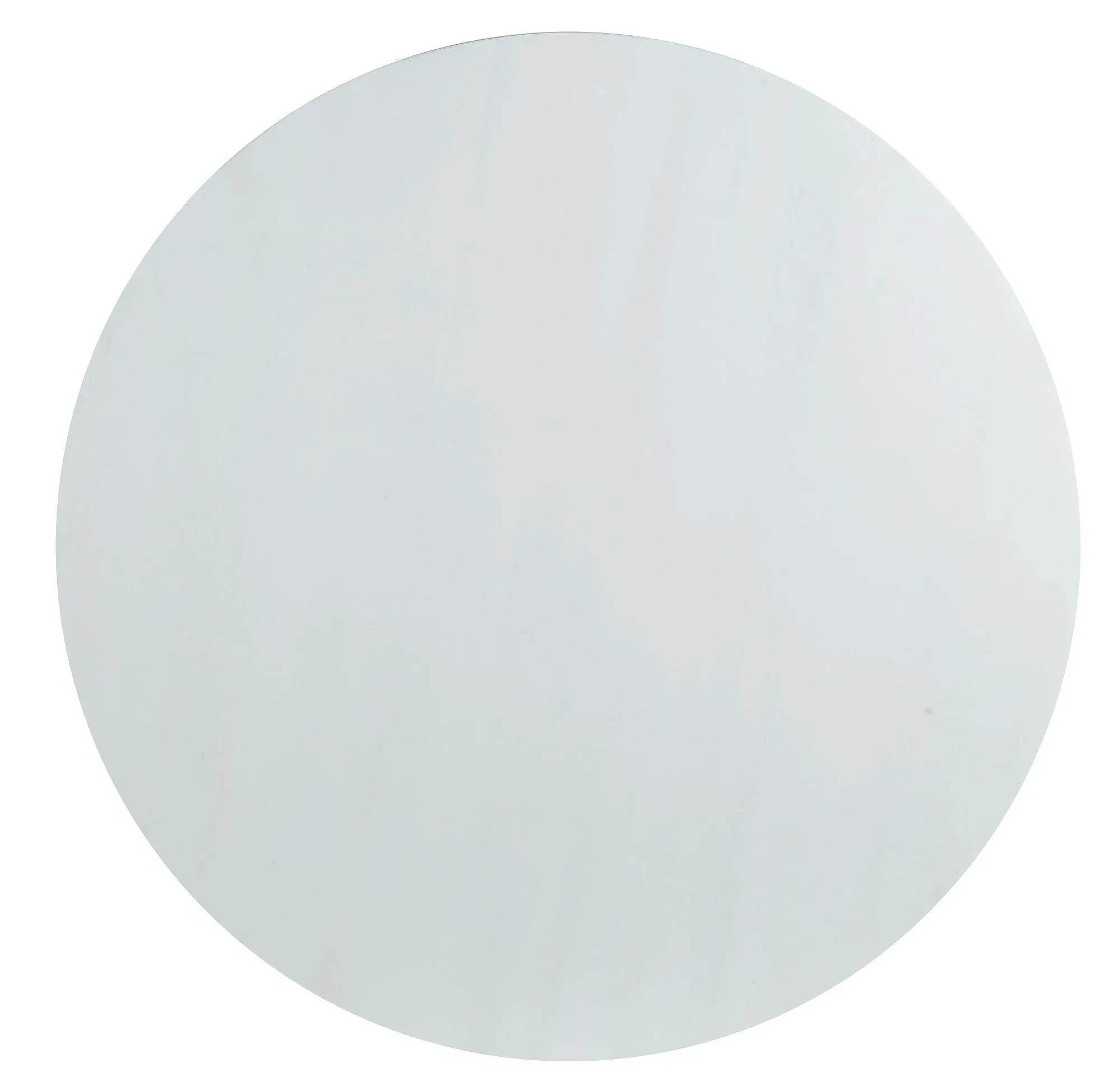 Boho 6-Seater Round Dining Table - White, Mango Wood