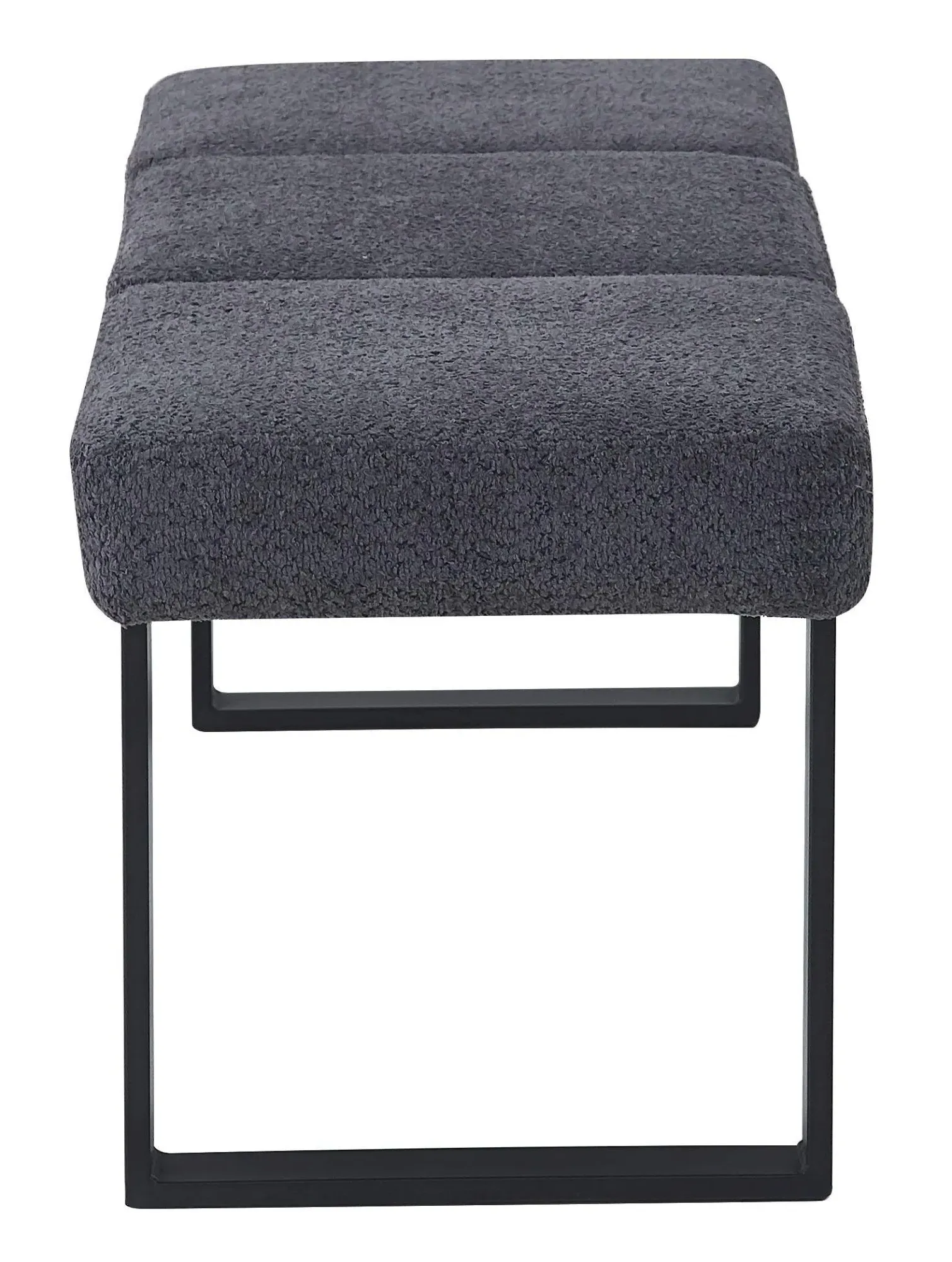Bronx Dining Bench - Dark Grey, Fabric