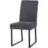 Bronx Fabric Dining Chair - Dark Grey