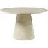 Carrera 4-6 Seater Round Dining Table - Beige, Engineered Marble