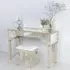 Casablanca Mirrored Dressing Table with Drawer - Gold