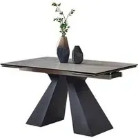 Cassino Extendable Dining Table - Grey, Ceramic