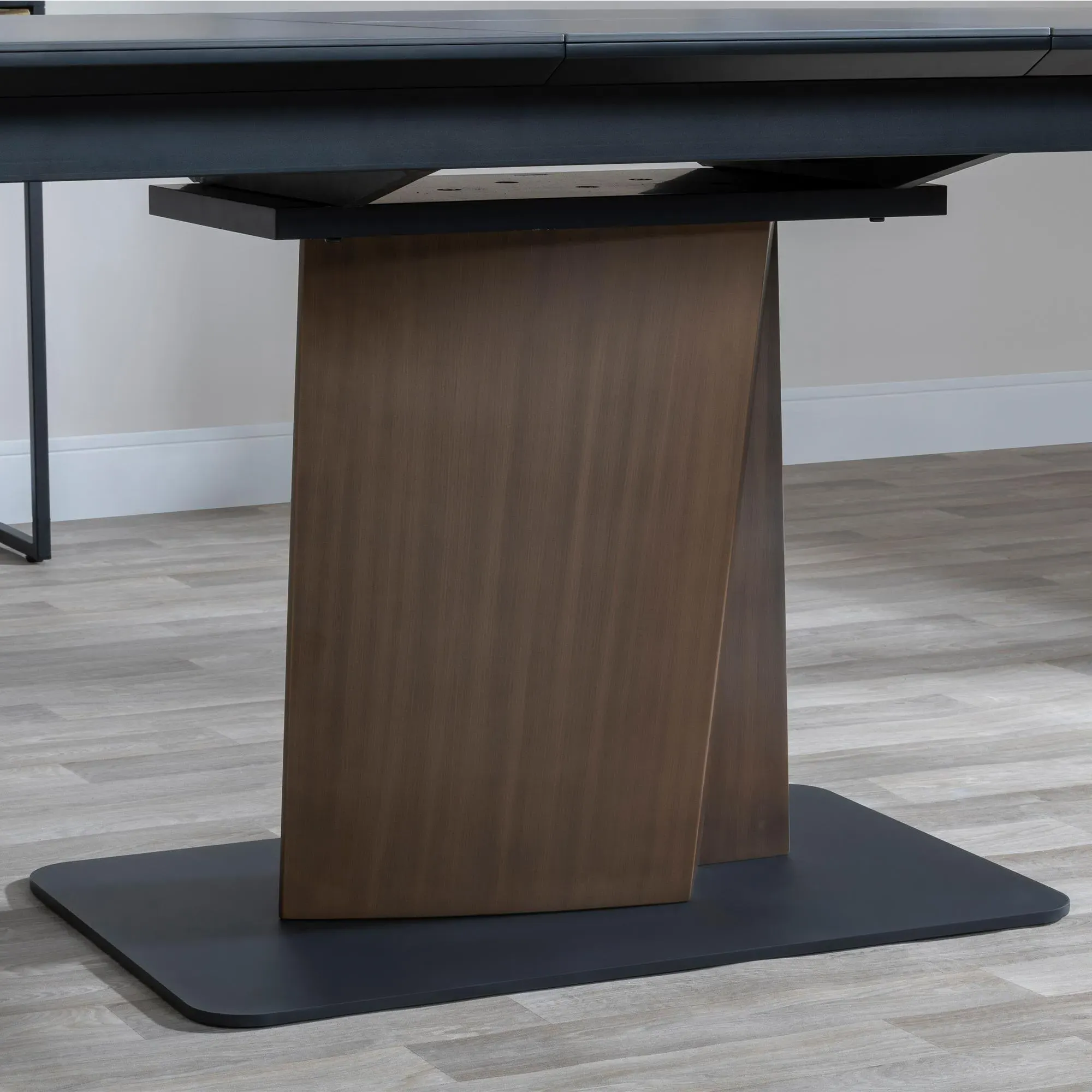 Catalina Extending Dining Set with Boden Swivel Chair - Black, Ceramic