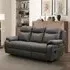 Charlie 3-Seater Electric Recliner Sofa - Grey, Fabric