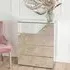 Chelsea 4 Drawer Chest - Mirrored