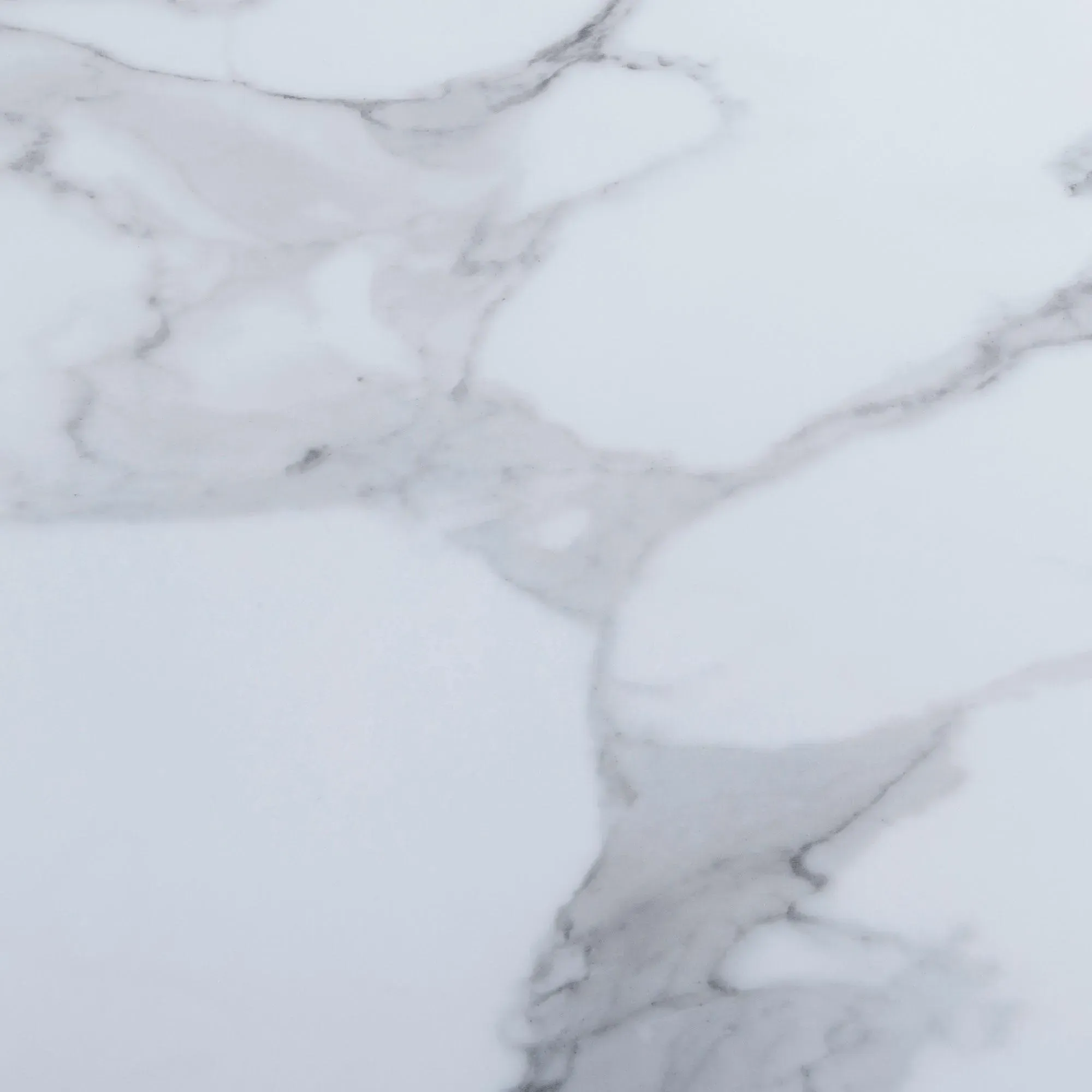 Chopstick Round Side Table - White, Glass