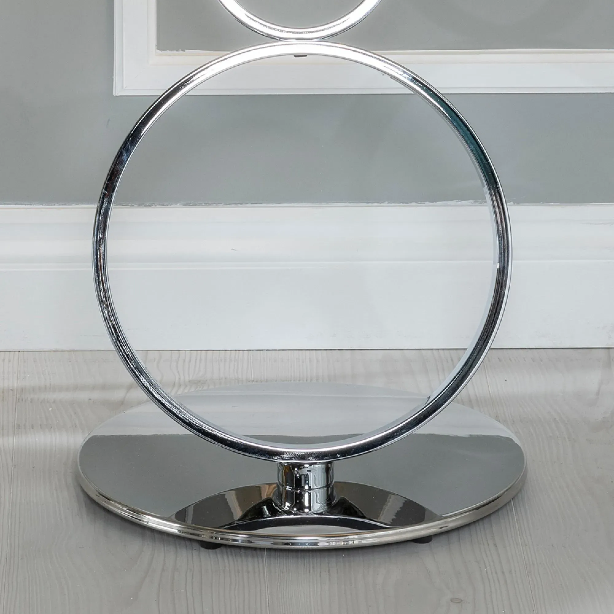 Circles Round Side Table - Clear, Glass