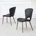 Clooney Dining Chair - Black, Faux Leather