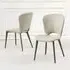 Clooney Dining Chair - Taupe, Faux Leather