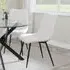 Corona Dining Chairs - Beige, Velvet