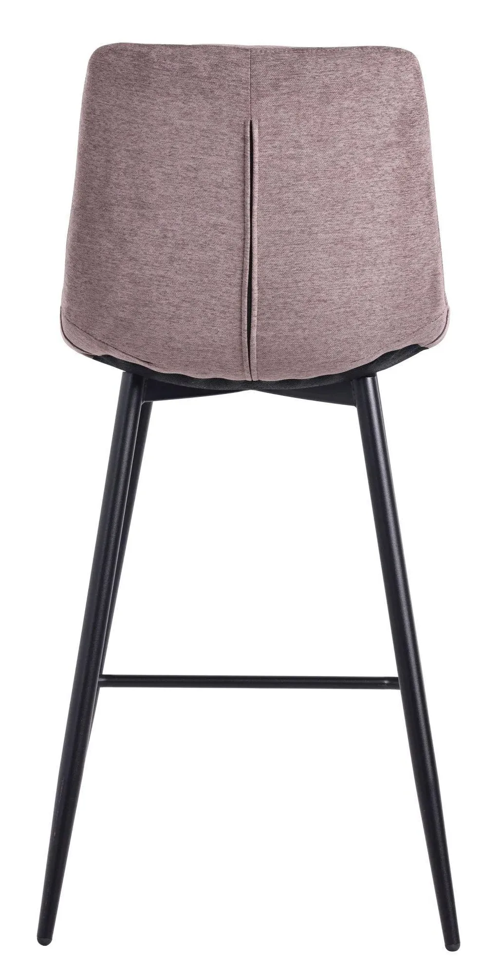 Corona High Back Barstool - Camel, Velvet