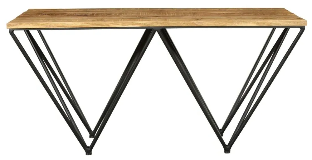 Cosgrove Coffee Table with Hairpin Legs - Rustic, Mango Wood
