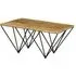Cosgrove Coffee Table with Hairpin Legs - Rustic, Mango Wood