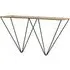 Cosgrove Console Table with Hairpin Legs - Rustic, Mango Wood