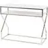 Crossroad Console Table - White, Marble