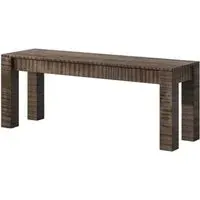 Dakota Dining Bench - Dark Walnut, Mango Wood