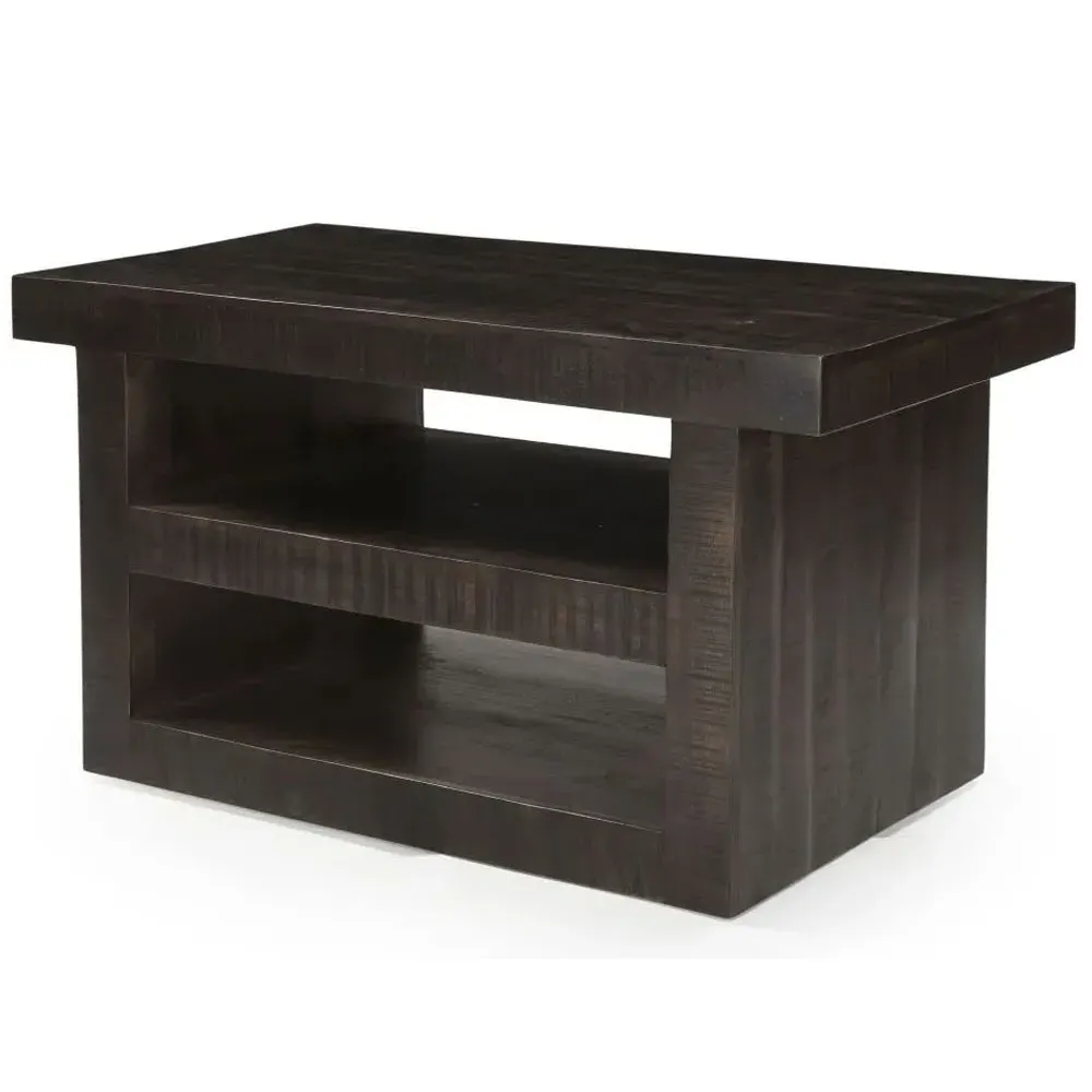 Dakota TV Unit - Dark Walnut, Mango Wood