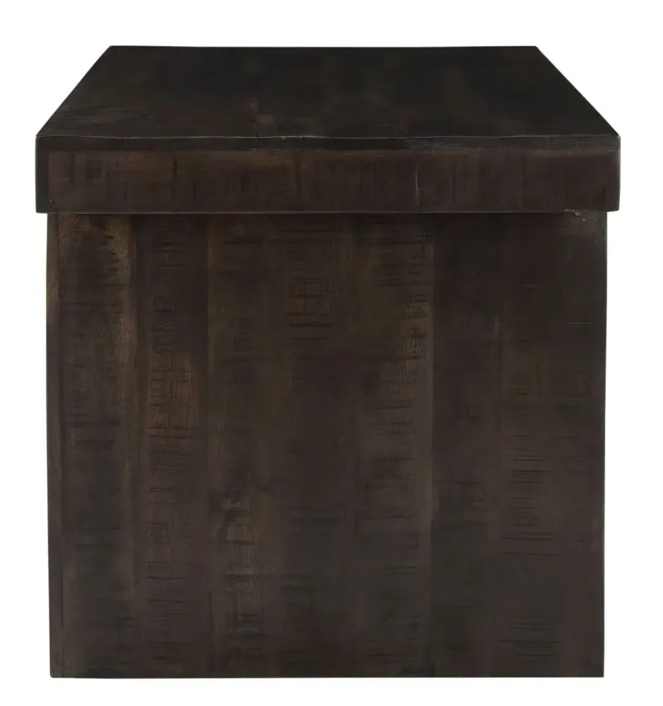 Dakota TV Unit - Dark Walnut, Mango Wood