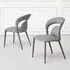 Dixie Dining Chair - Grey, Faux Leather