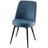 Dover Dining Chair - Blue, Velvet