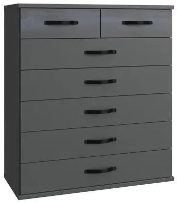 Duo2 5+2 Drawer Chest - Graphite