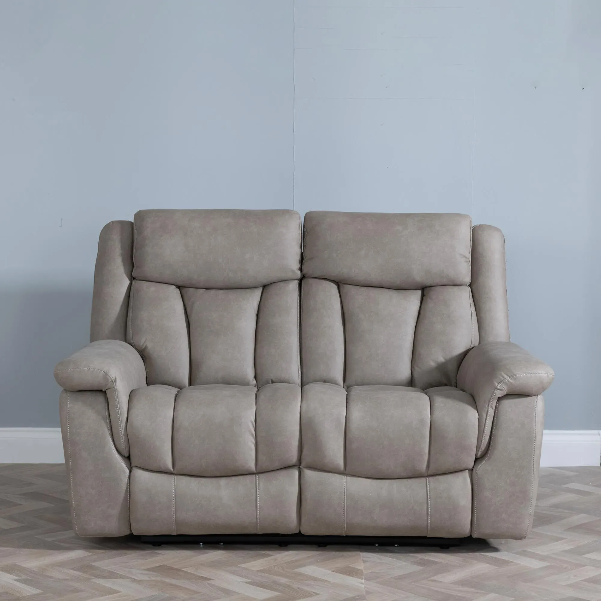 Dylan 3-Seater Electric Recliner Sofa Set - Sandstone, Fabric