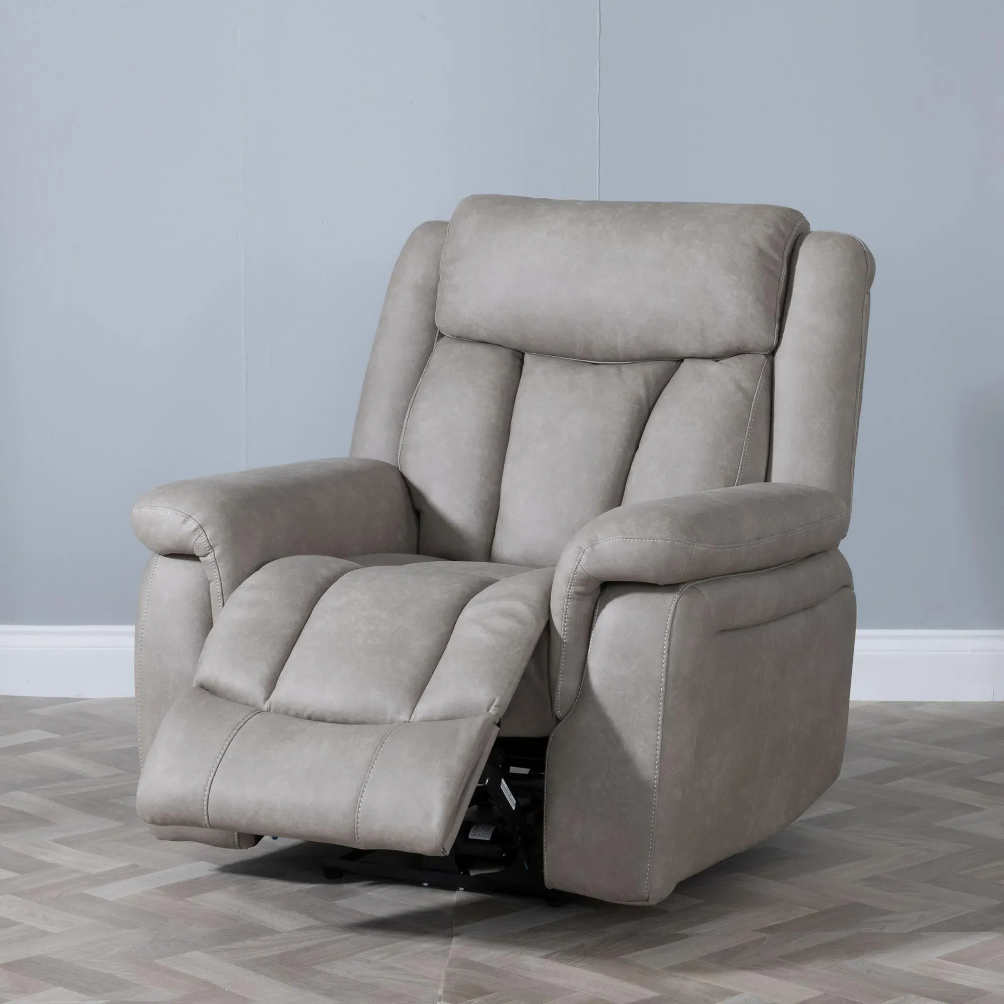 Dylan Electric Recliner Armchair - Sandstone, Fabric