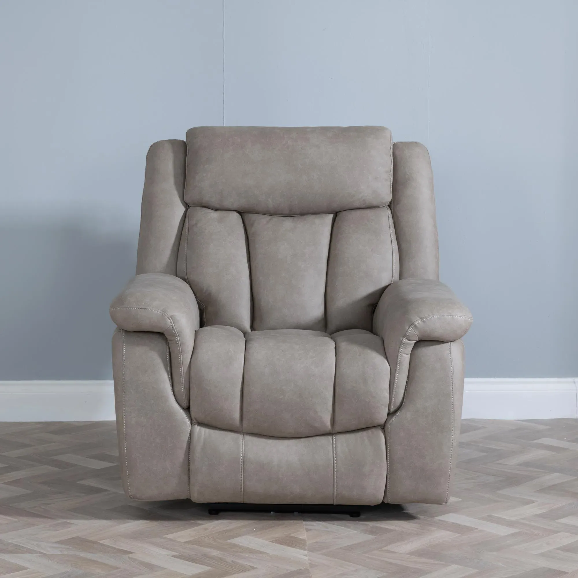 Dylan Electric Recliner Armchair - Sandstone, Fabric