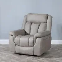 Dylan Electric Recliner Armchair - Sandstone, Fabric