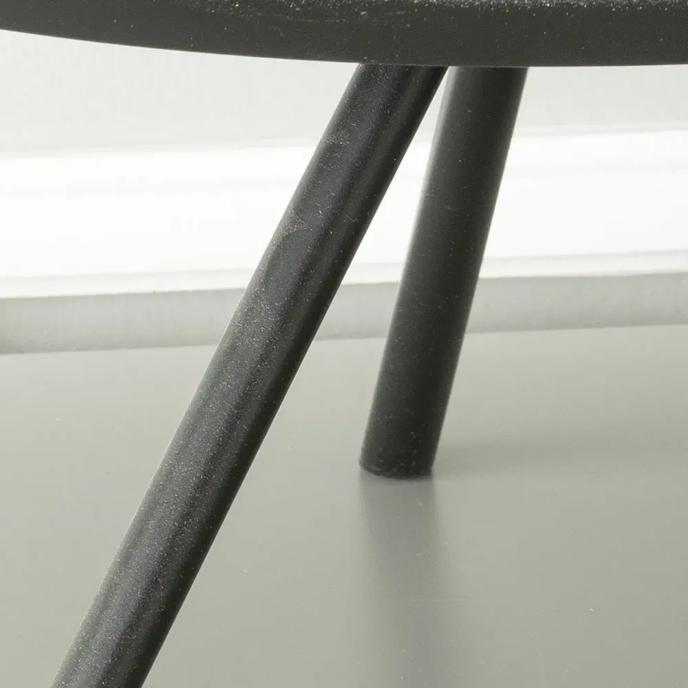 Elena Tripod Cake Stand with Handle - Grey, Enamel