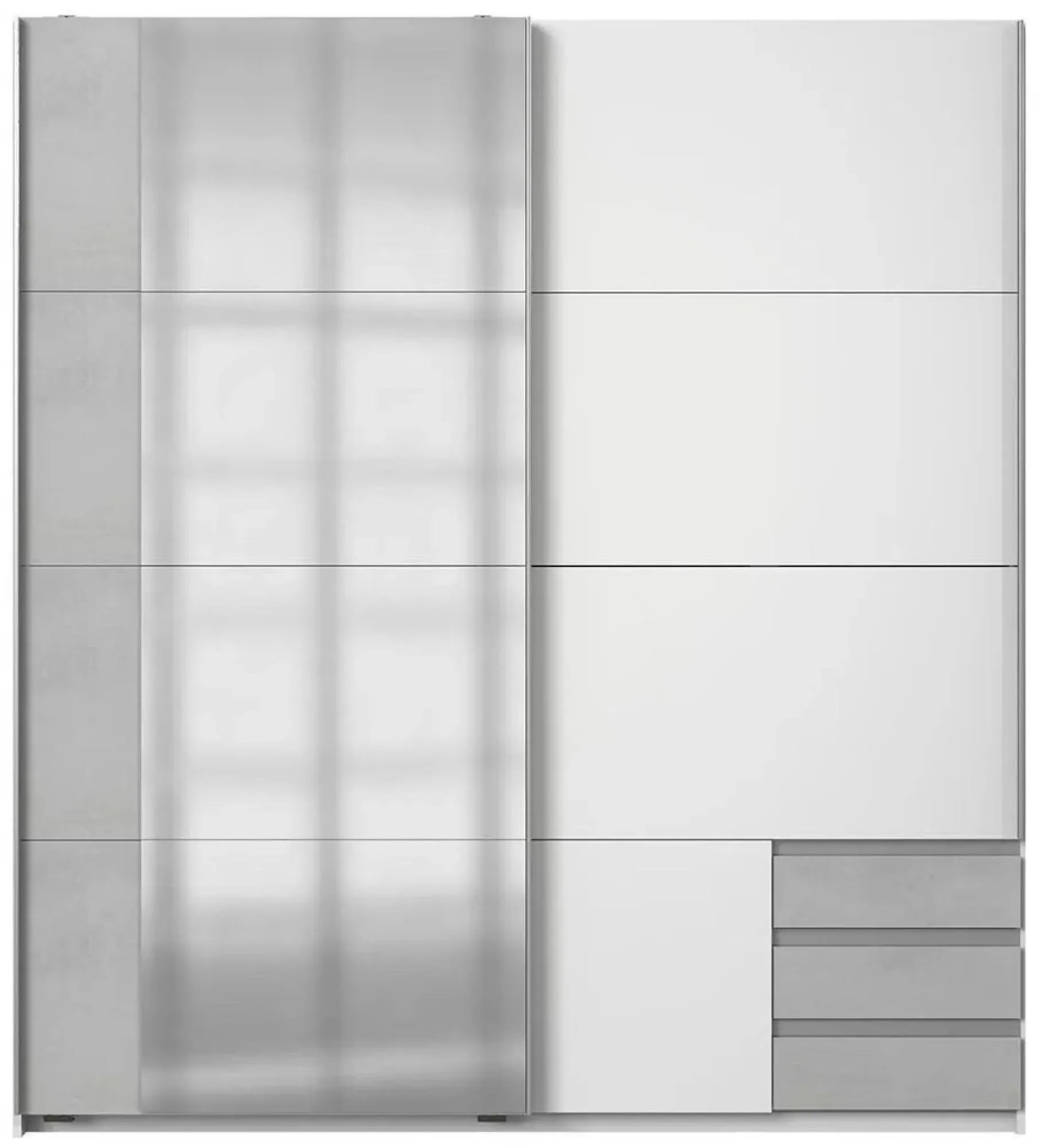 Emdem 2 Door Sliding Wardrobe - White
