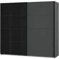 Ernesto 2 Door Sliding Wardrobe - Black