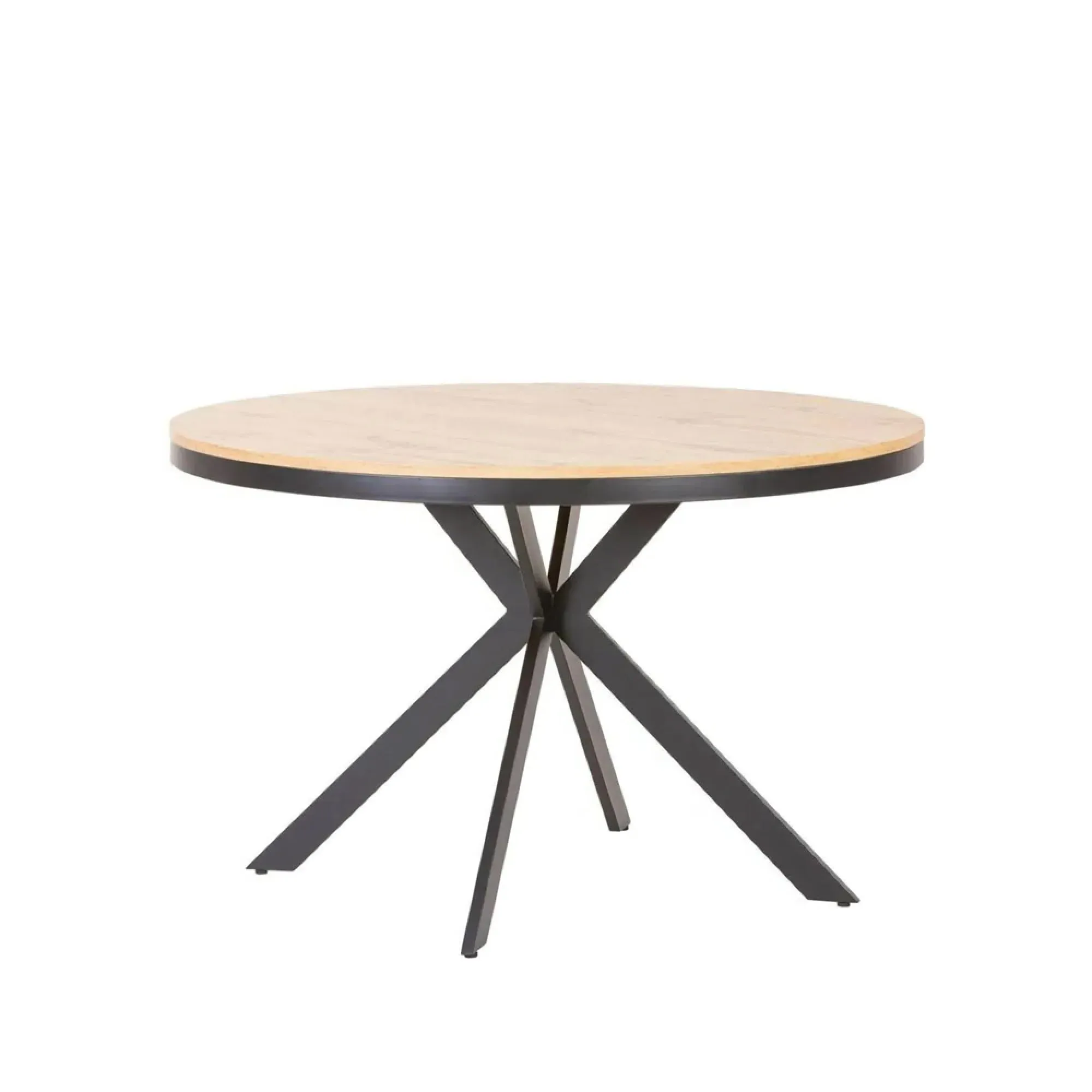 Ezra 4-Seater Round Dining Table - Oak, MDF