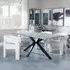 Ezra Rectangular Dining Set with Spider Legs - Grey, MDF