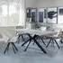 Ezra Rectangular Dining Set with Spider Legs - Grey, MDF